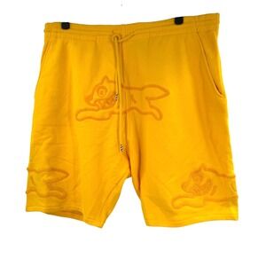 IceCream Logo Detail Men's 2XL‎ Lemon Chrome Tonal Shorts NWT